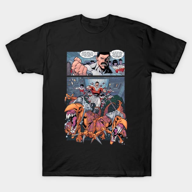 omni man T-Shirt by super villain